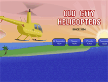 Tablet Screenshot of oldcityhelicopters.com